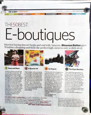 The Independent clipping about AQuarterOf.co.uk
